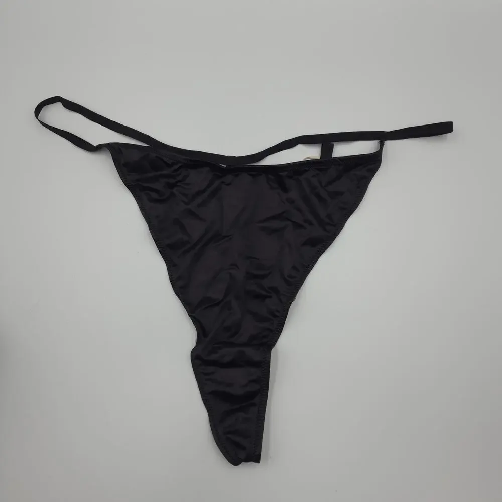 Skims Bundle of Three String Thongs in Deep Sea Onyx Size 4X